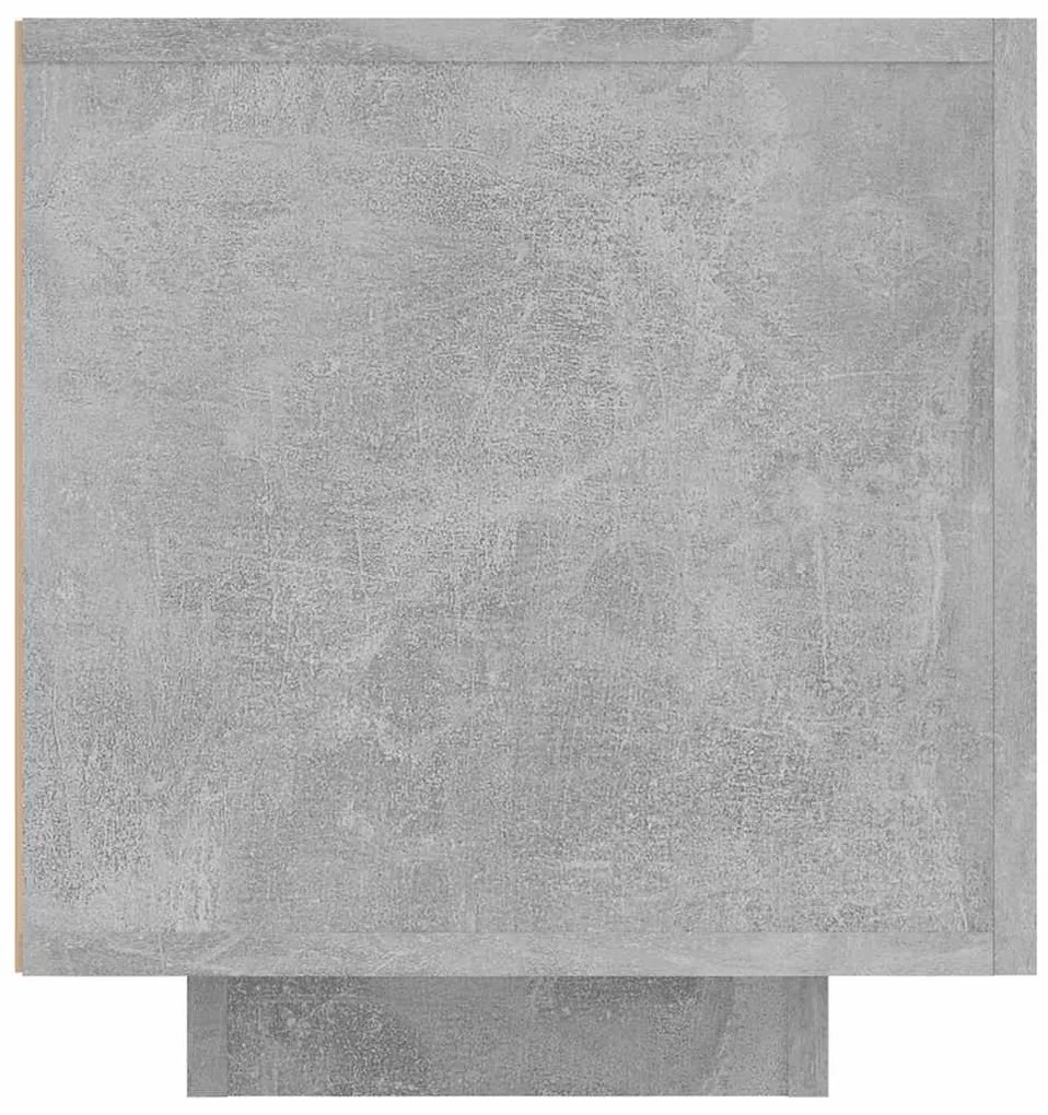 Móvel de TV com luzes LED 160x35x40 cm cinzento cimento