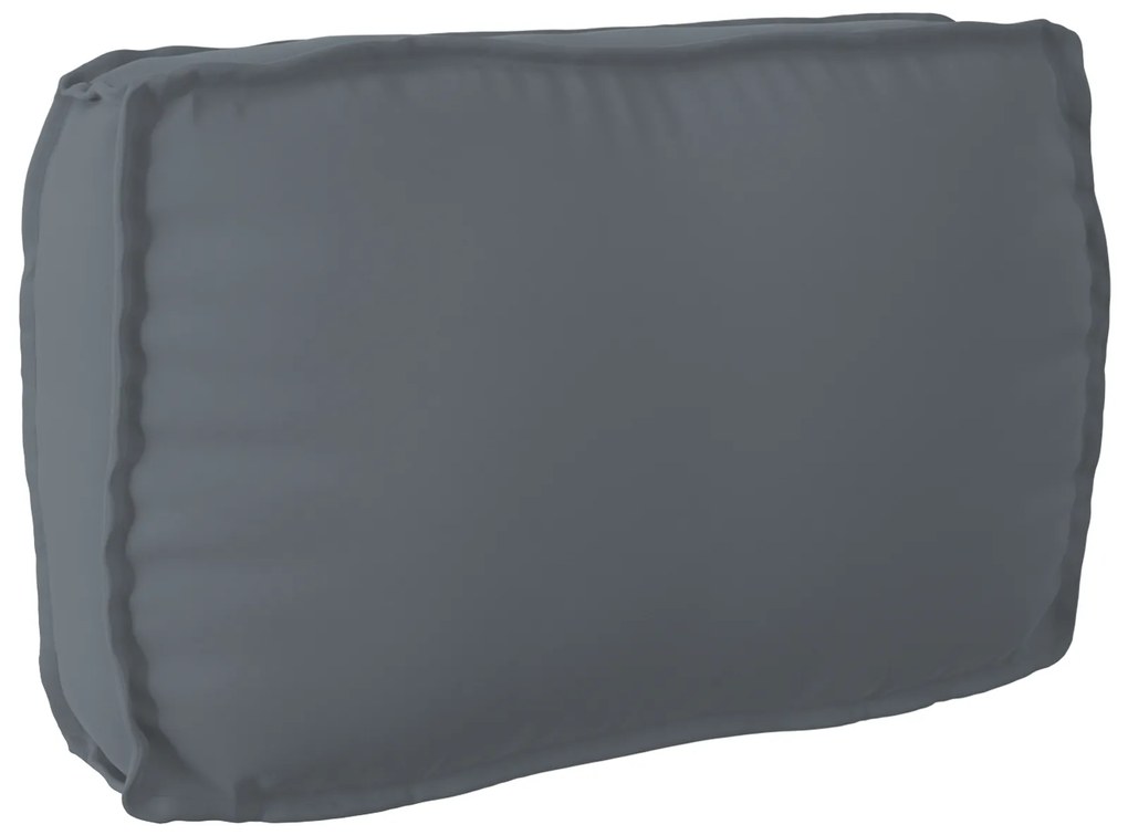 vidaXL Almofada de Pallet para Apoio para Costas Antracite 70x40x12 cm Tecido Oxford