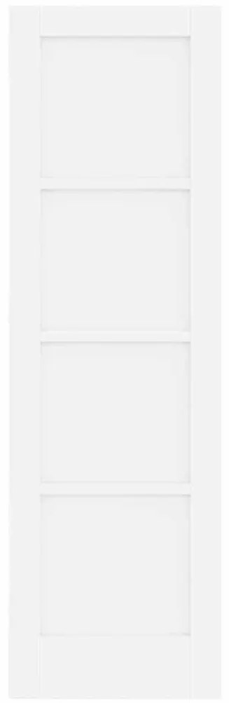 Porta Interior 'ORKDAL'Branca 61x198.5x4 cm Madeira Sólida de Pinho