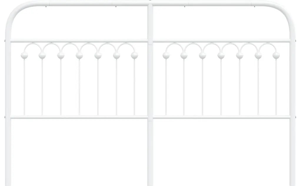 Cabeceira de cama 160 cm metal branco