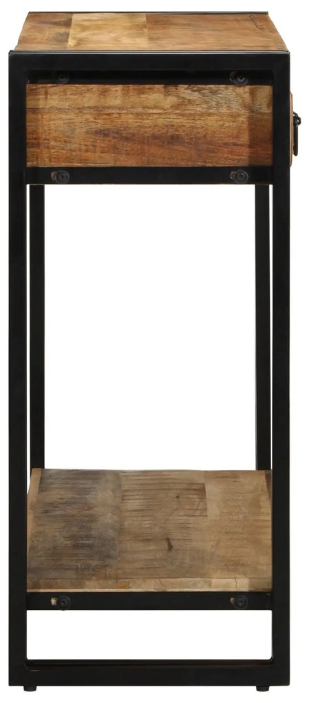Mesa Console vidaXL 90x33x75 cm Madeira de Mangueira Sólida e Rústica