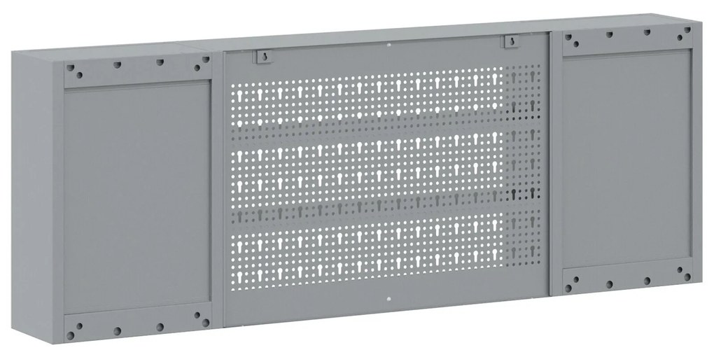 Armário para Ferramentas VidaXL Parede com Painel de Ferramentas Preto