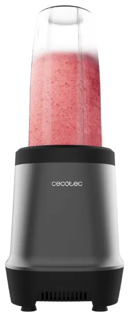 Liquidificadora de batidos Nutriblender Fusion com 2 copos portáteis, 6 lâminas de aço inoxidável revestidas a titânio preto e 1000 W de potência