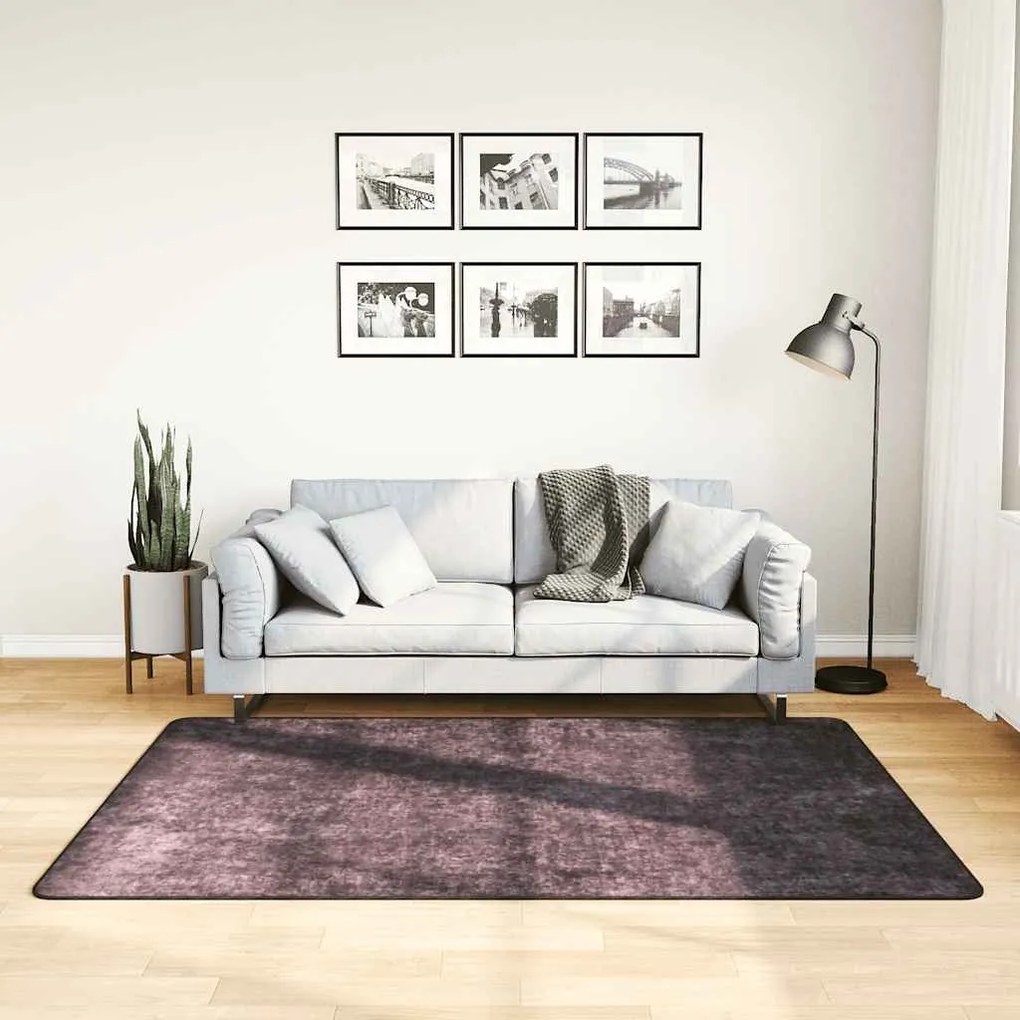 vidaXL Tapete lavável antiderrapante 120x180 cm antracite