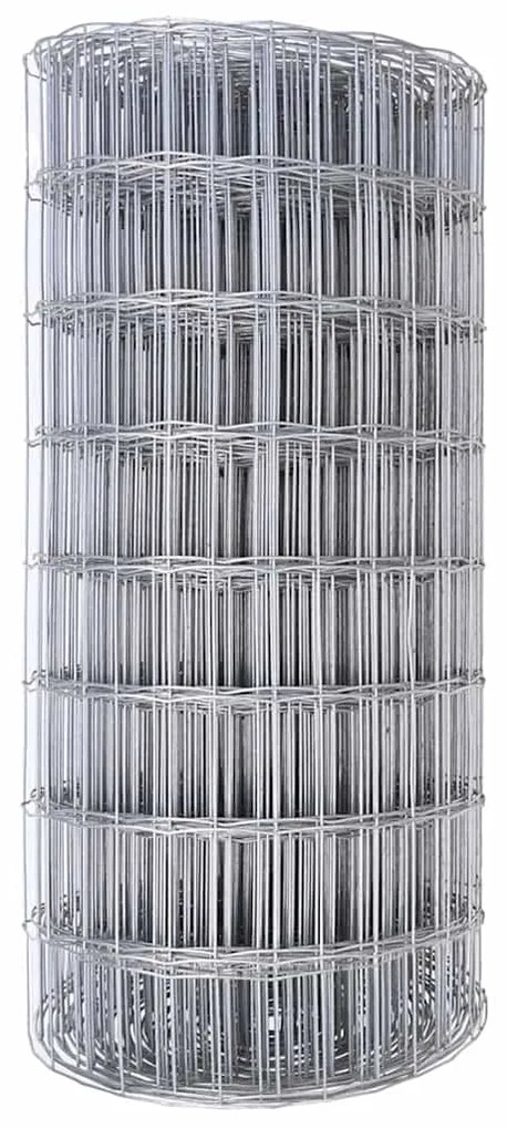 Cerca Euro 0,4 x 10 m Aço Galvanizado