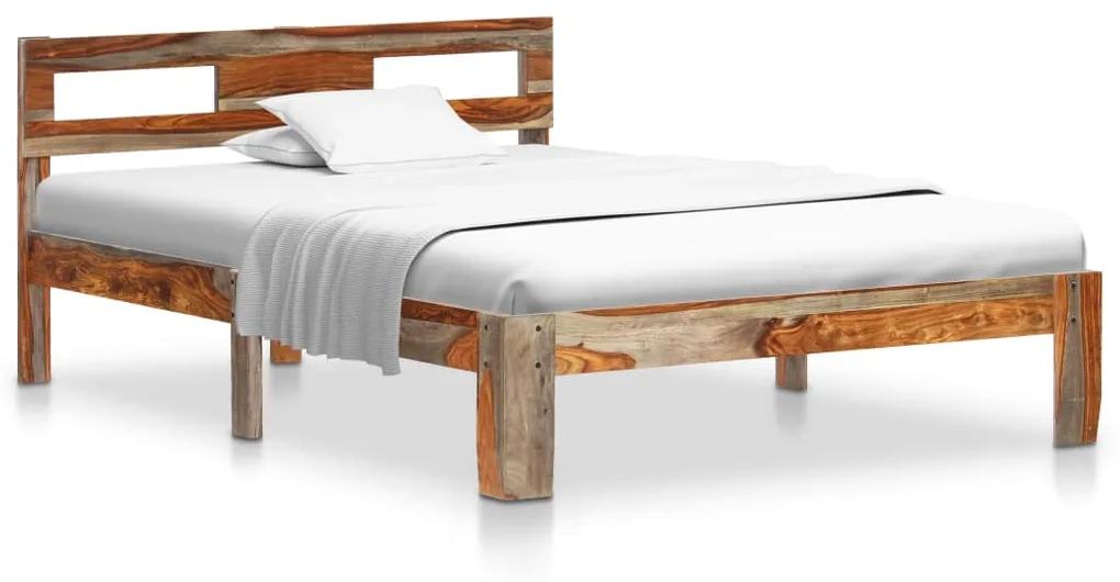 288415 vidaXL Estrutura de cama 120x200 cm madeira de sheesham maciça