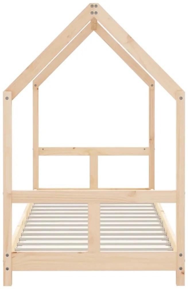 Estrutura de cama infantil 80x200 cm madeira de pinho maciça