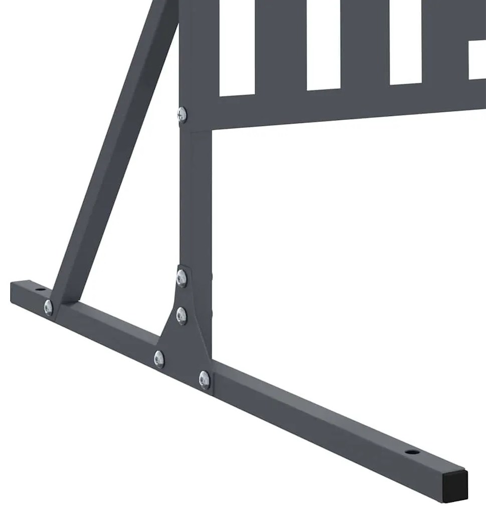 Tela de Privacidade Antracite 100x50x180 cm em Aço