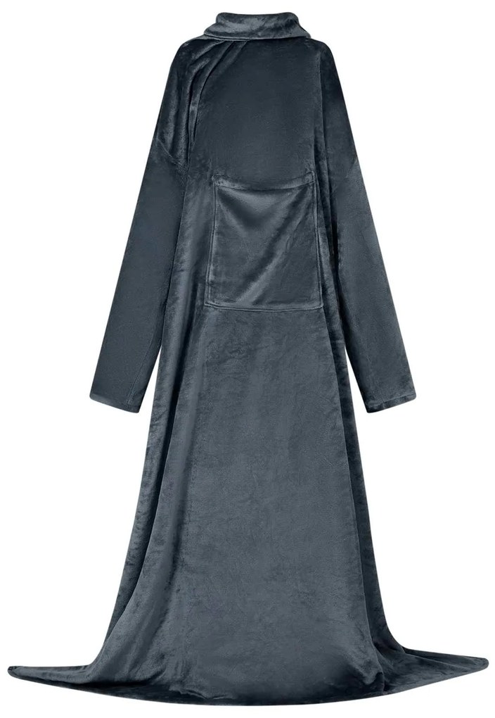 vidaXL Sweatshirt manta Azul Marinho F Flanela