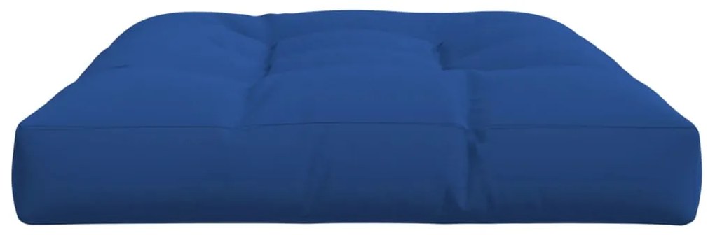 Almofadão para sofá de paletes 120x80x12 cm tecido azul real
