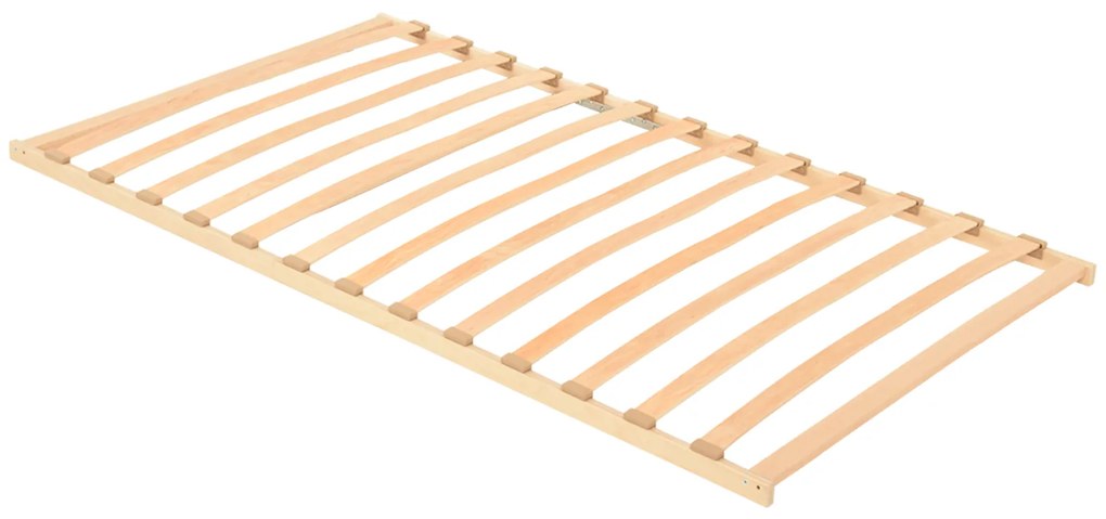 vidaXL Base de cama com ripas com 13 ripas 100x190 cm