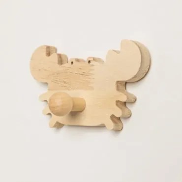 Cabide De Parede Em Madeira Sebbas Kids Cangrejo - Sklum