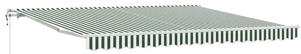 Toldo Verde e branco 400 × 300 cm Verde e branco