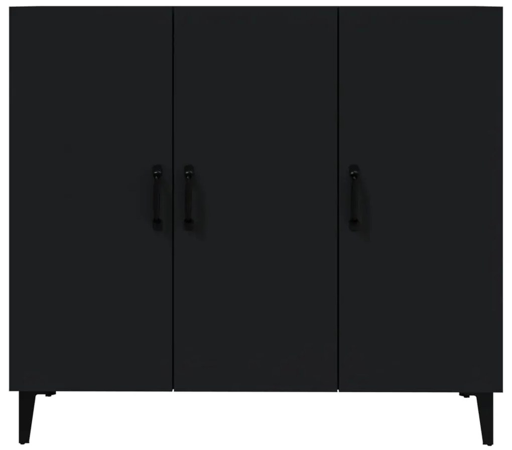 Aparador 90x34x80 cm derivados de madeira preto