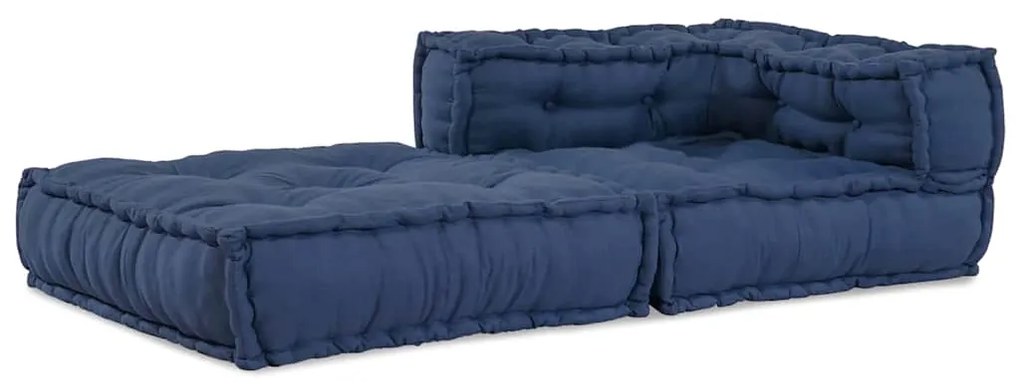 Puff Modular Índigo 70x70x54 Tecido
