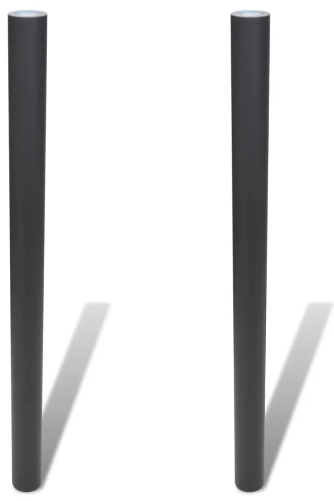 140897 Adesivo de parede tipo quadro negro 0,6 x 3 m 2 rolos c/ gizes