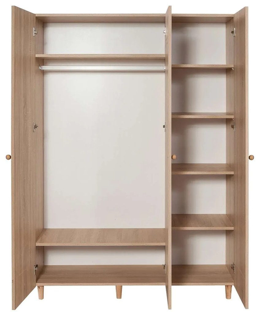 Roupeiro Mode – Carvalho Sonoma – 135x192x52 cm