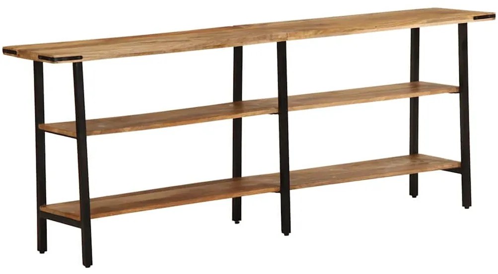 Mesa consola 180x35x70 cm madeira de mangueira maciça