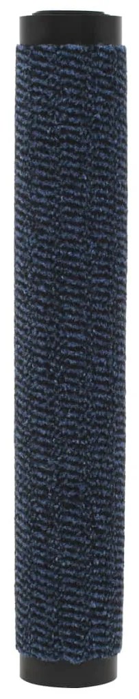 Tapete controlo pó retangular tufado 2pcs 60x90cm azul