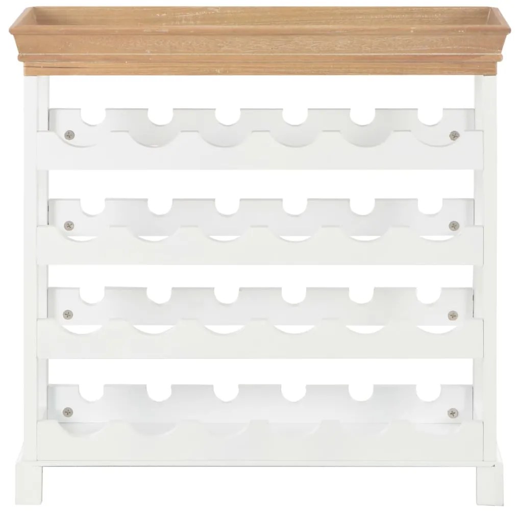 Garrafeira 70x22,5x70,5 cm MDF branco