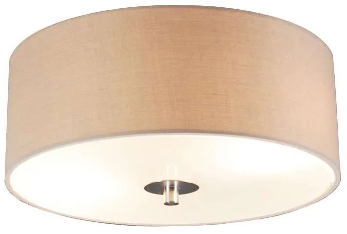 Candeeiro de teto rústico bege 30 cm - Drum Moderno,Country / Rústico