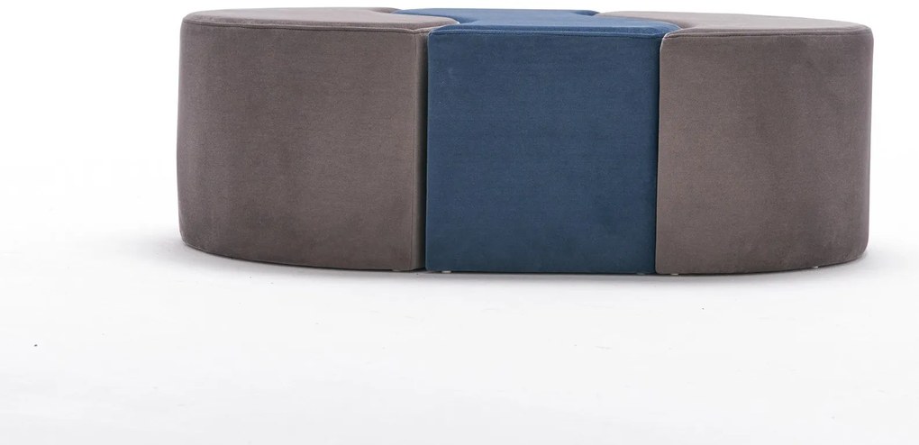 Pouffe Alya Puf – Mink Blue – 120 cm x 40 cm x 80 cm