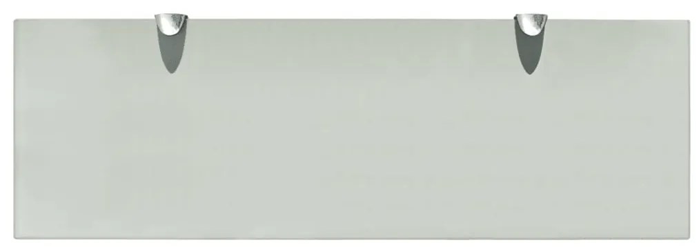 Prateleira flutuante vidro 60x20 cm 8 mm