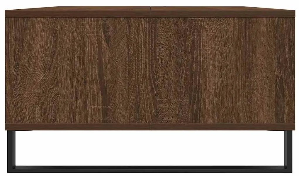 Mesa de centro 104x60x35 cm derivados madeira carvalho castanho