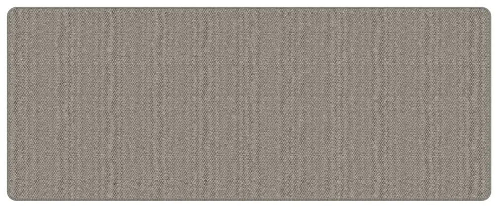 Tapete/passadeira 80x200 cm aspeto sisal prateado