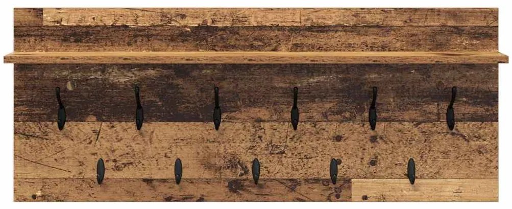 Cabideiro de Parede Madeira antiga 100 x 40 x 12 cm
