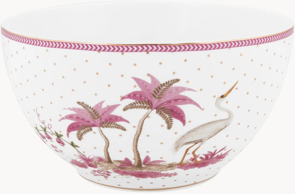 Taças de porcelana Jolie Dots, conjunto de 2
