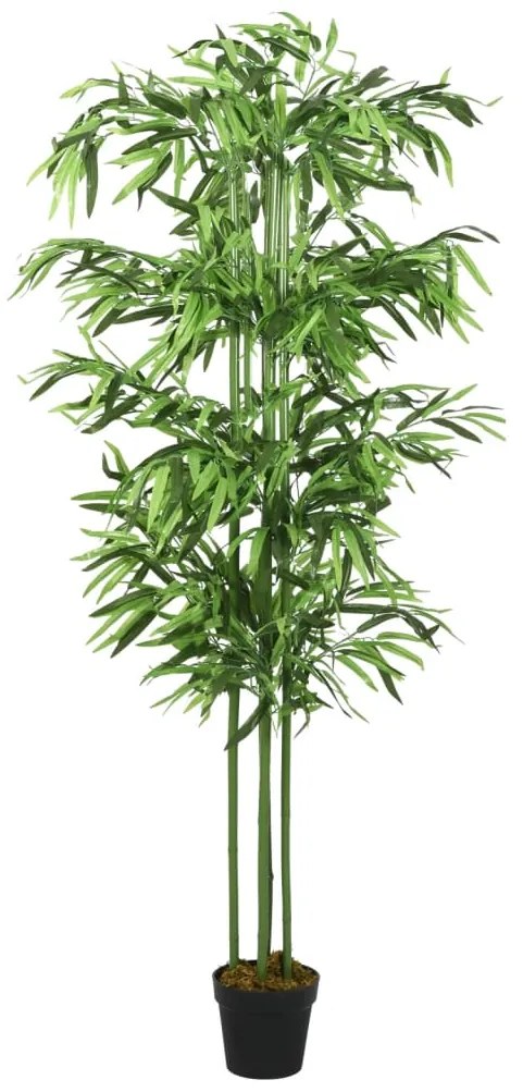 Árvore de bambu artificial 240 folhas 80 cm verde