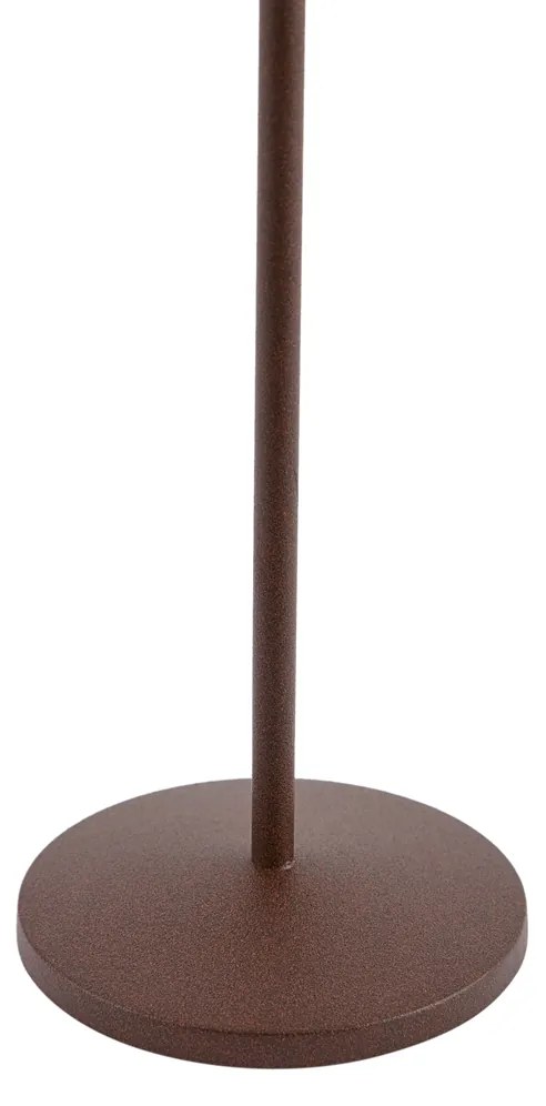 Candeeiro de Mesa Castanho Ferrugem Incl. LED Recarregável com Base de Carregamento IP65 - Raika