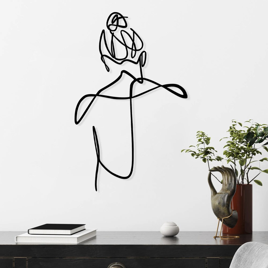 Acessório Decorativo de Parede Model-092 – Preto – 39 x 57 cm