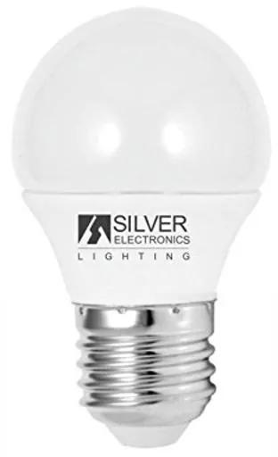Lâmpada LED esférica Silver Electronics ECO E27 4W Luz quente - 6000K
