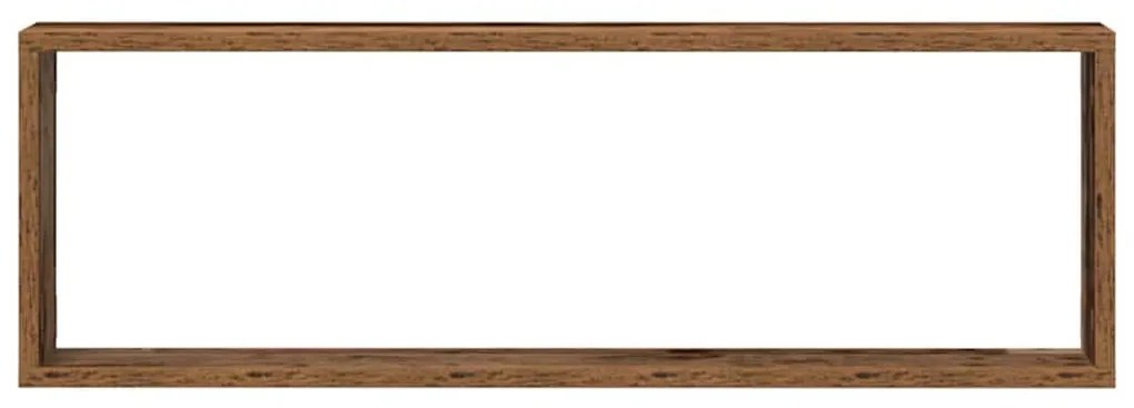 Prateleiras de Parede vidaXL 4 pcs Madeira Velha 80x15x26 cm Madeira R