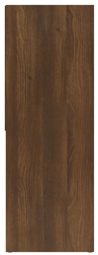Estante 67x24x161 cm derivados de madeira carvalho castanho