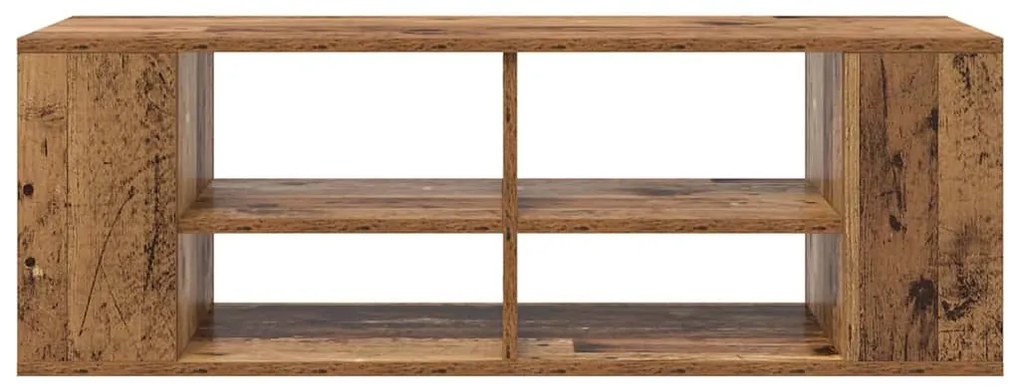 Gabinete para TV com prateleira Madeira antiga 102 x 35 x 35 cm