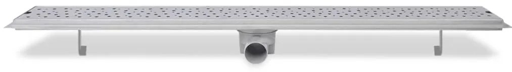 Dreno de chuveiro linear bolhas 1030x140 mm aço inoxidável