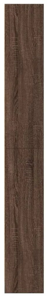 Estante 60x24x176 cm derivados de madeira carvalho castanho
