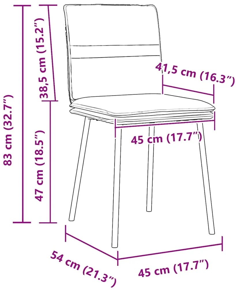 Cadeiras de jantar 2 pcs veludo cinzento-claro