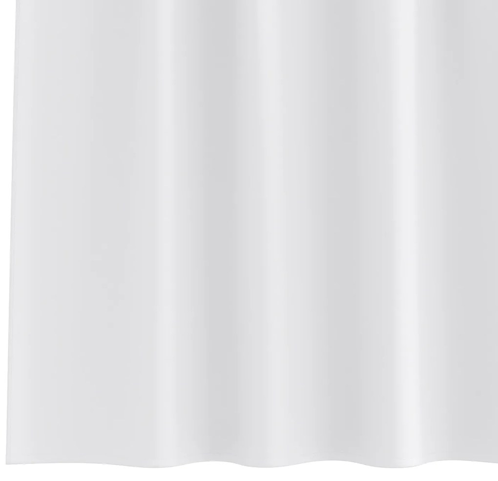 Cortinas opacas 2 pcs Branco Puro 245 x 140 cm Poliéster