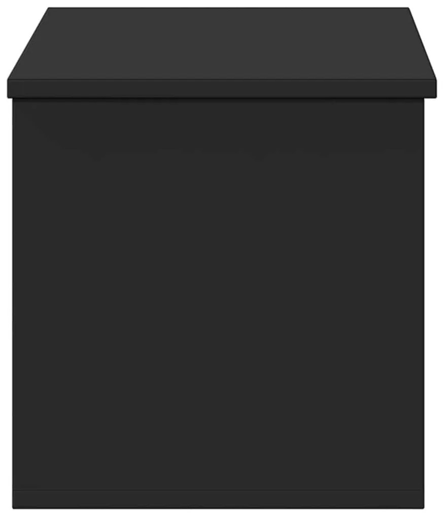 Caixa de arrumação 90x35x35 cm derivados de madeira preto