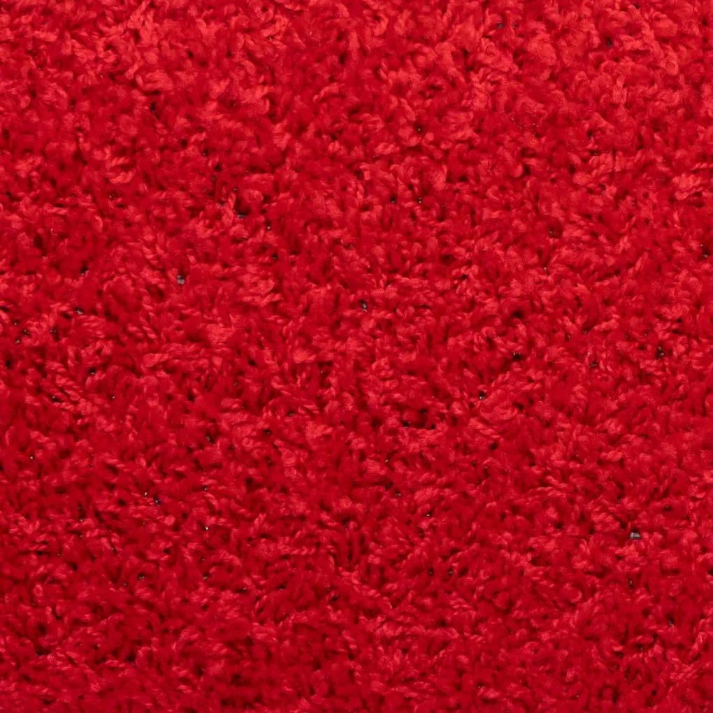 Tapete/carpete para degraus 15 pcs 65x21x4 cm vermelho