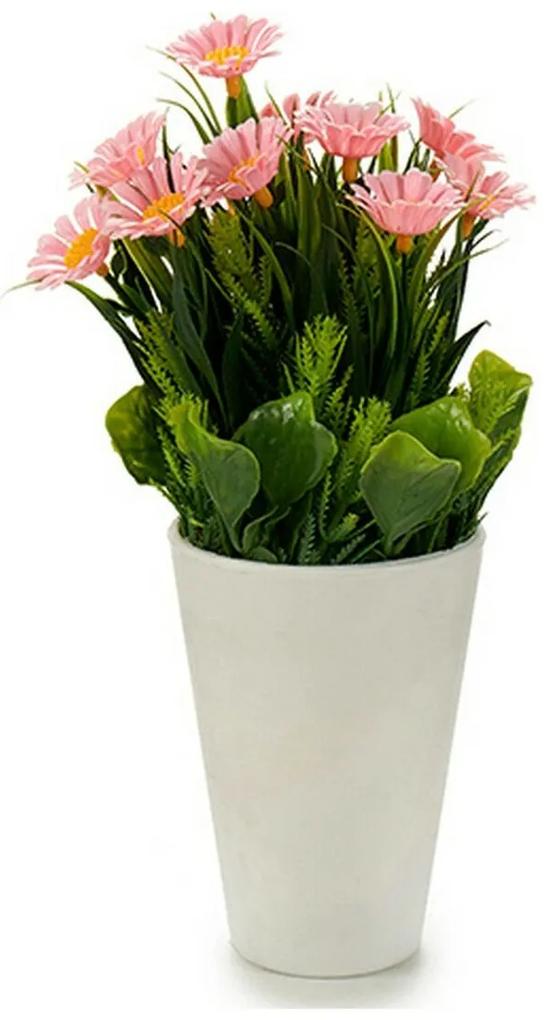 Vaso Branco Plástico (9 x 23 x 13 cm) (10 x 22 x 10 cm) (9 x 22 x 9 cm)