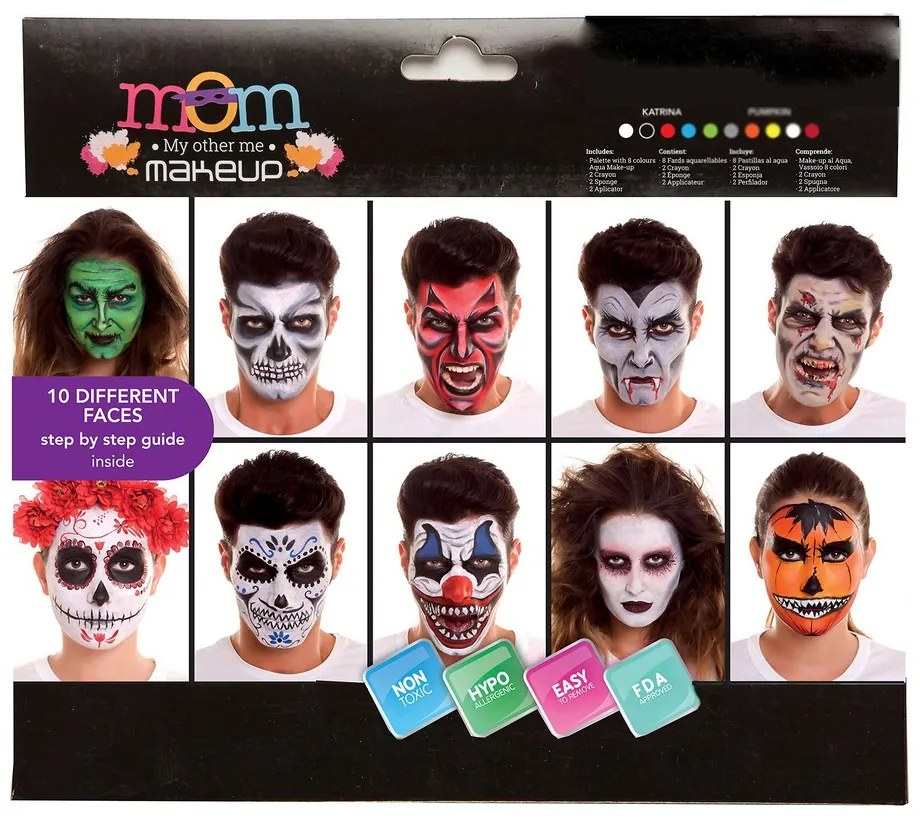 Conjunto de Maquilhagem My Other Me Deluxe Adultos Halloween (20 X 23 X 2 cm)