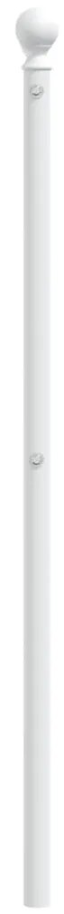 Cabeceira de cama 120 cm metal branco