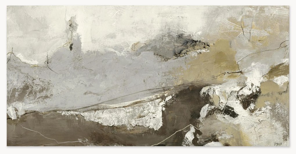 Impressão em tela pintada à mão Case of Clay