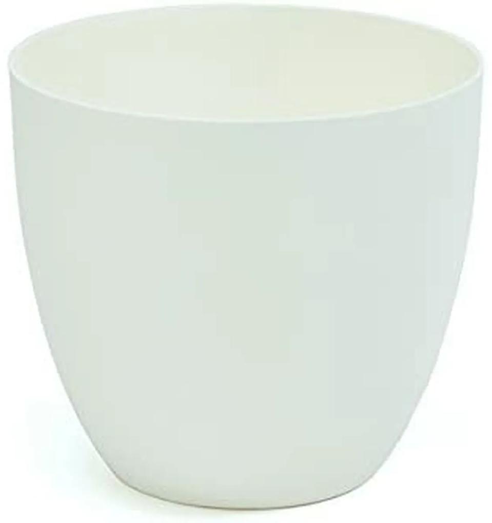 Vaso Plastiken 8426 Branco Polipropileno (Ø 26 cm)