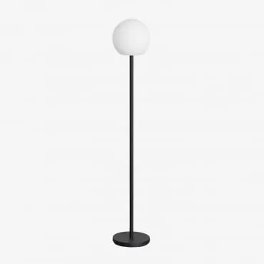 Lâmpada De Pé Led Sem Fios Em Ferro Para Exterior Kiemery Preto - Sklum